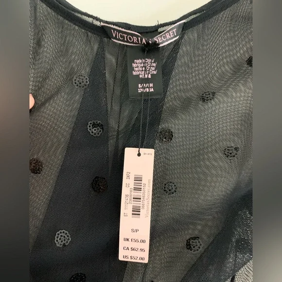 Victoria's Secret Black Sheer Bodysuit - Picture 5 of 5